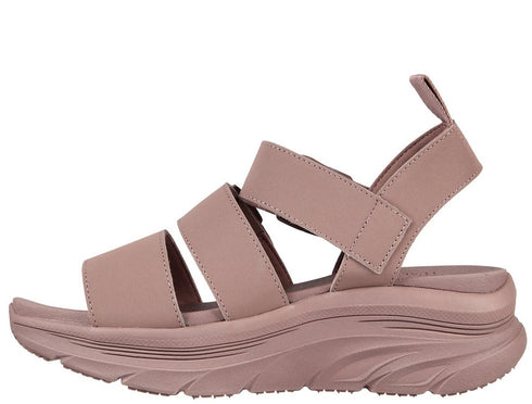 Sandale casual, dama, SKECHERS D'LUX WALKER RETRO COSMOS, 119234-MVE mov, textil
